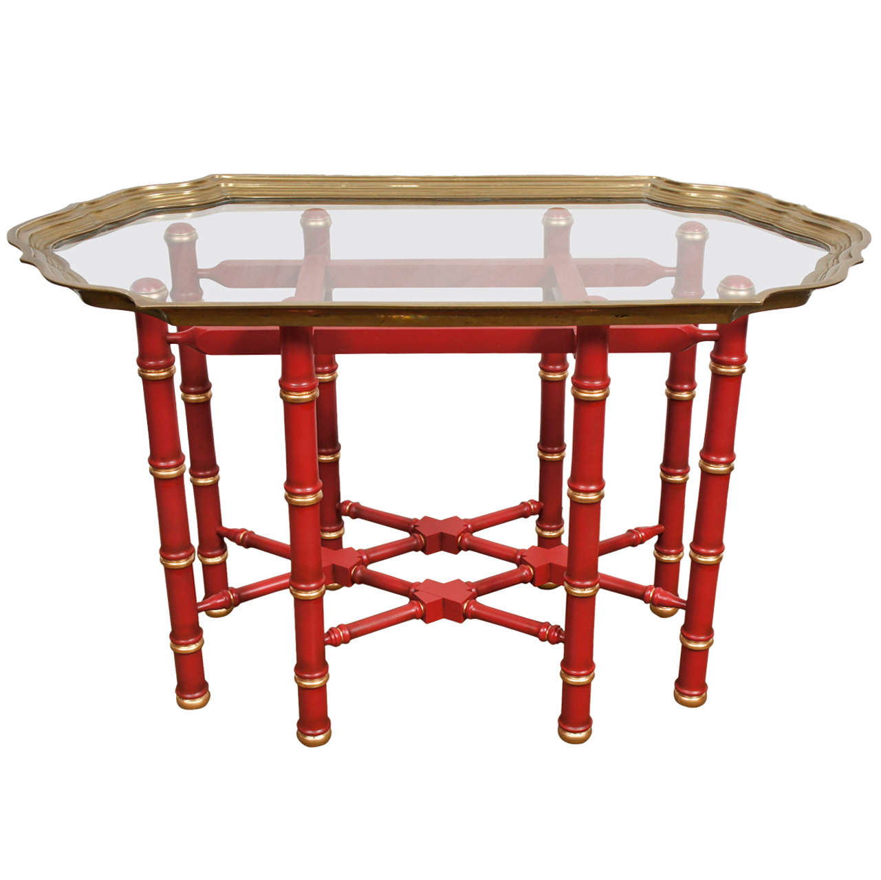 A  Vintage Chinese Chippendale Style Coffee Table