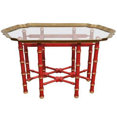 A  Vintage Chinese Chippendale Style Coffee Table
