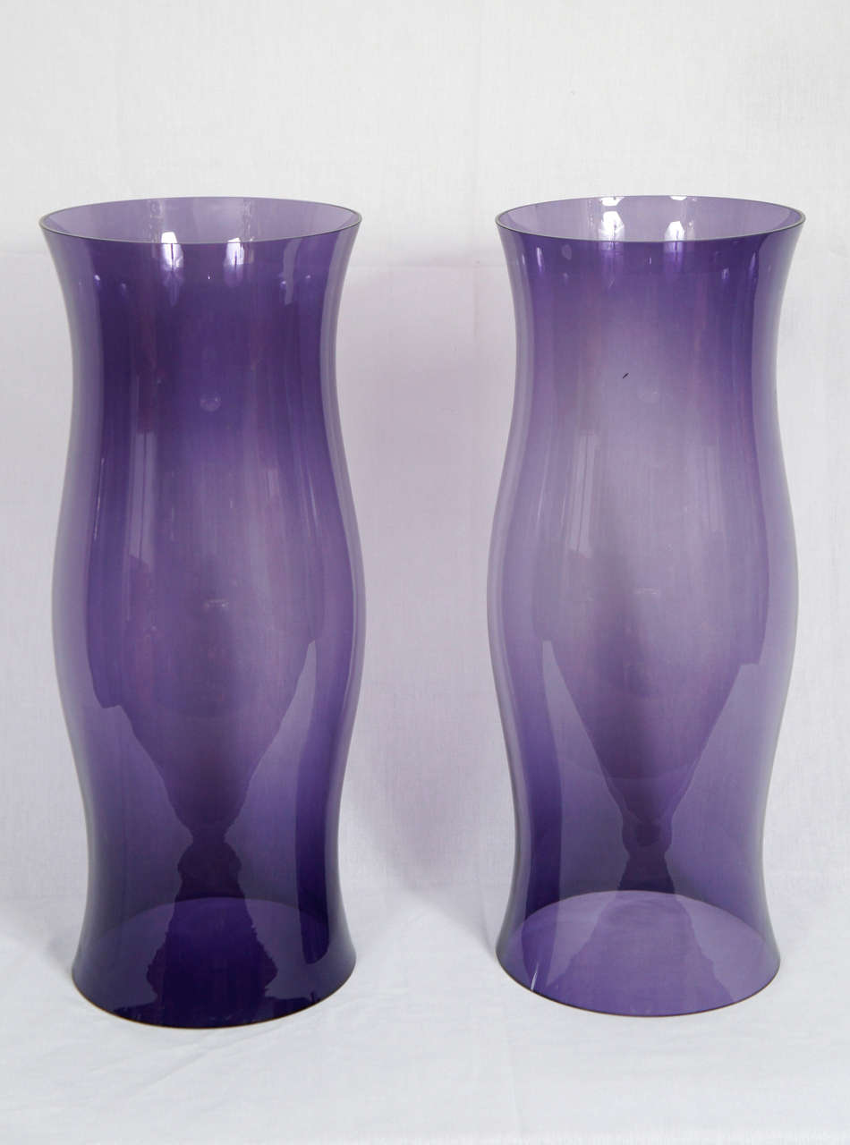 purple hurricane lamps