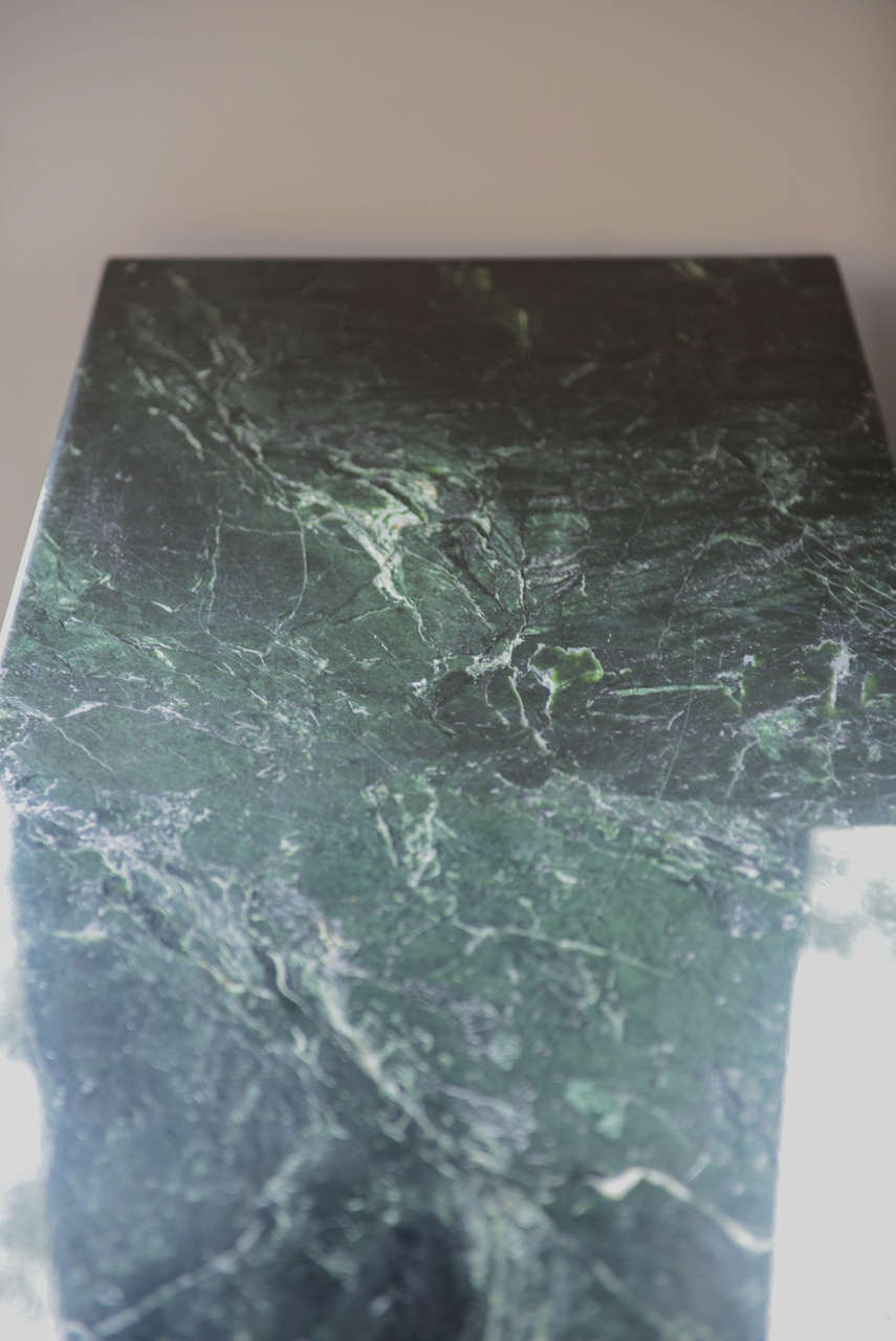 Green Marble Cantilevered Console 1