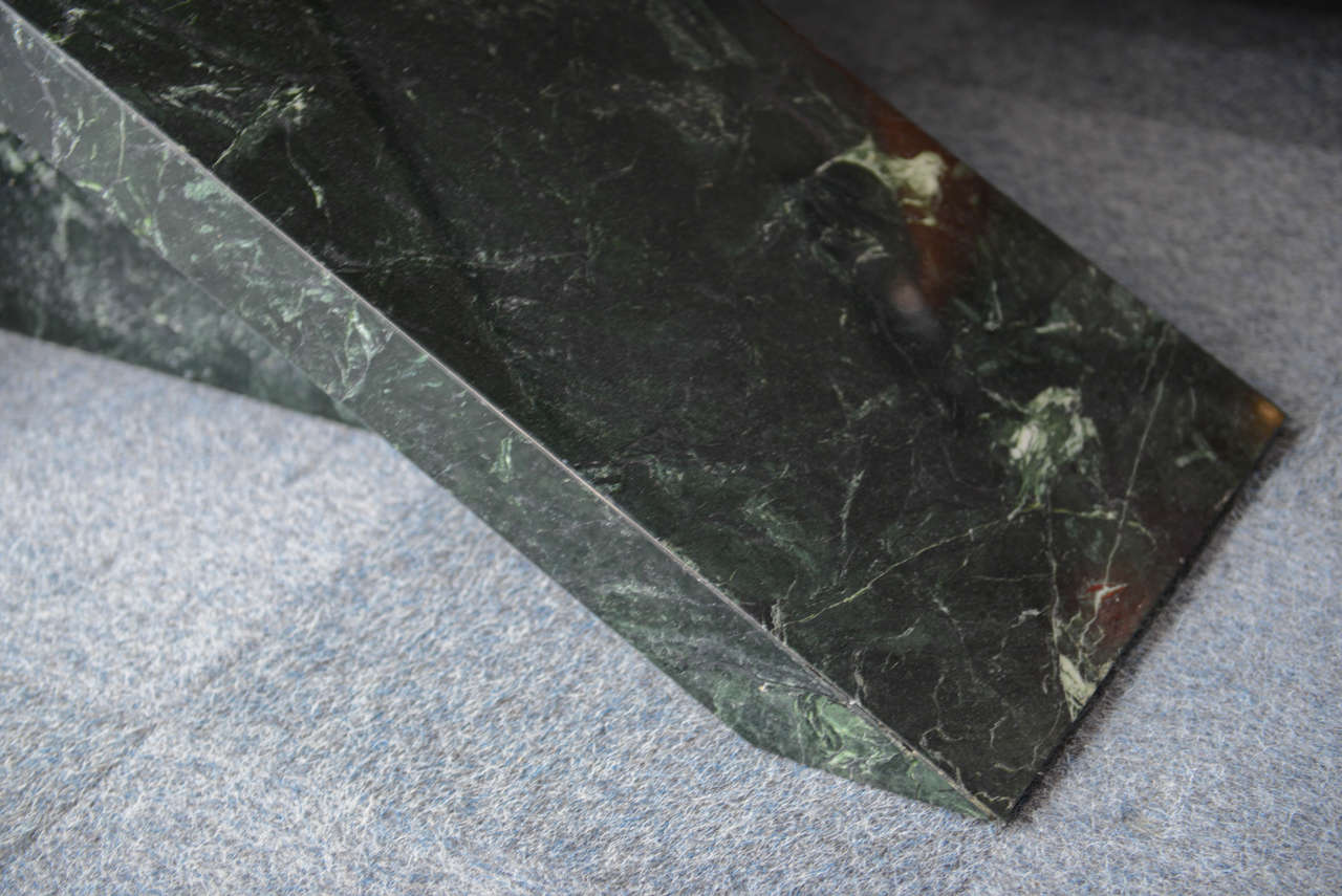 Green Marble Cantilevered Console 2