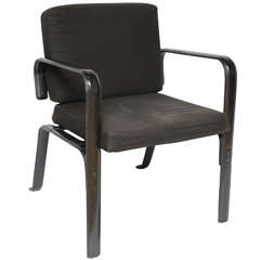 Ralph Lauren Stitched Leather Chair