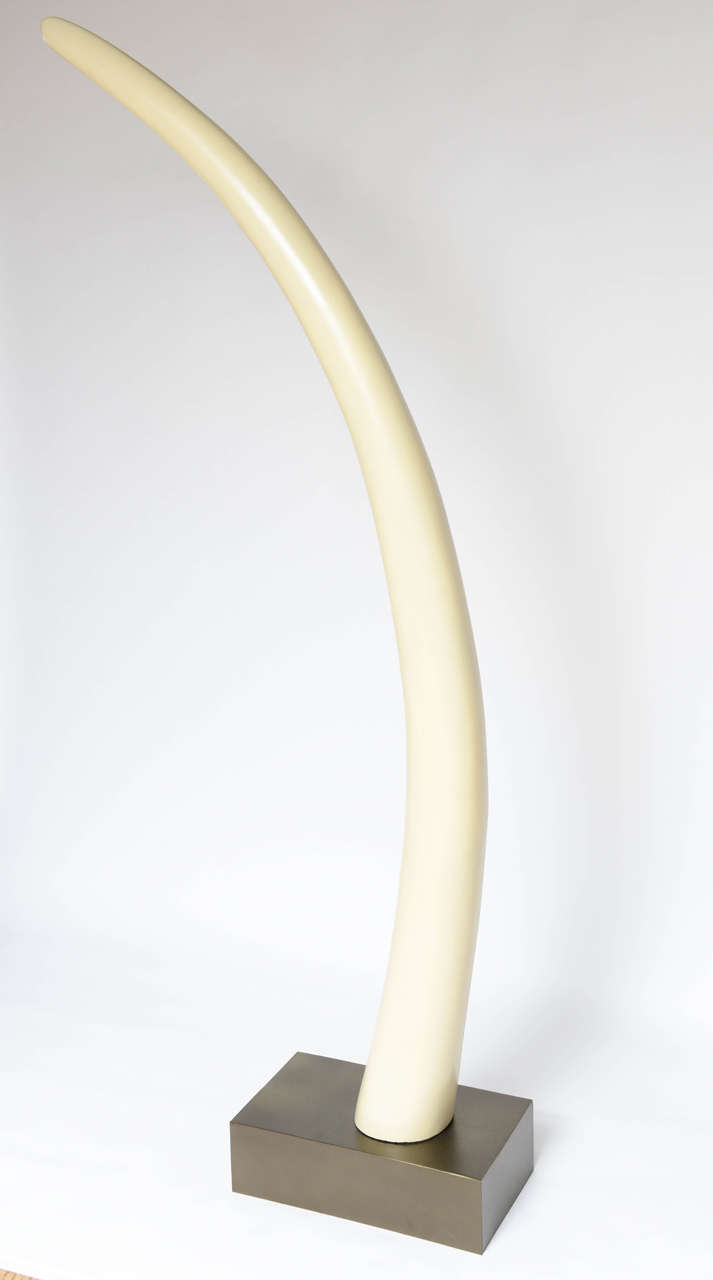 Pair of FullSize Faux Elephant Tusks at 1stDibs fake elephant tusks