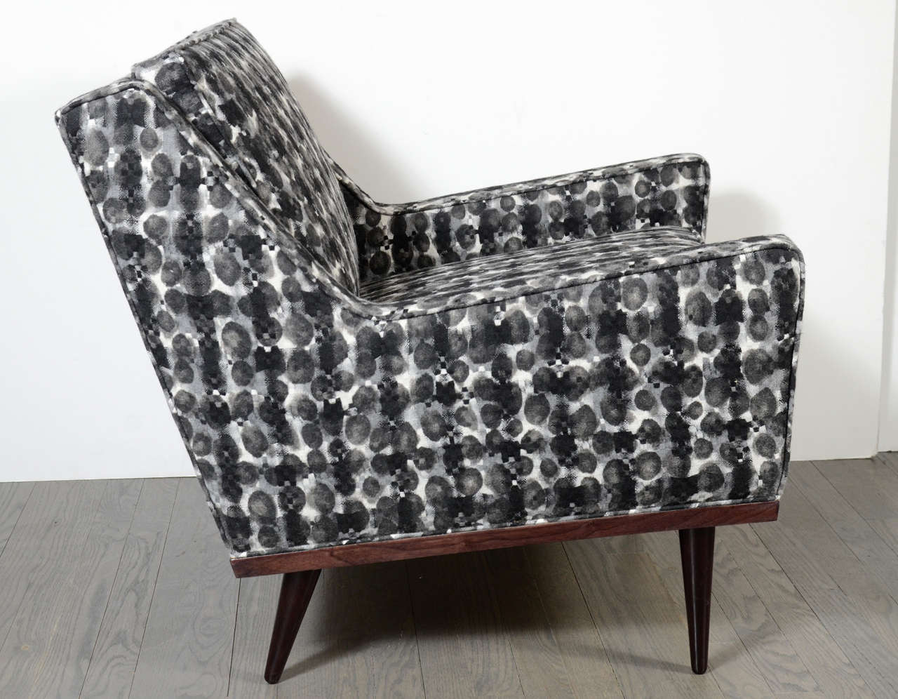 Mid-Century Modernist Sculptural Club Chair by Dunbar 1