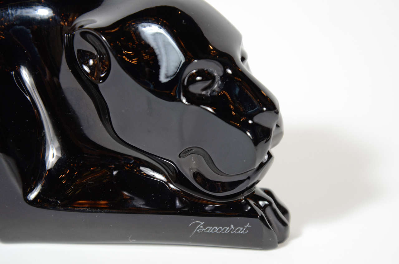 Luxe Baccarat Art Deco Style Panther 1