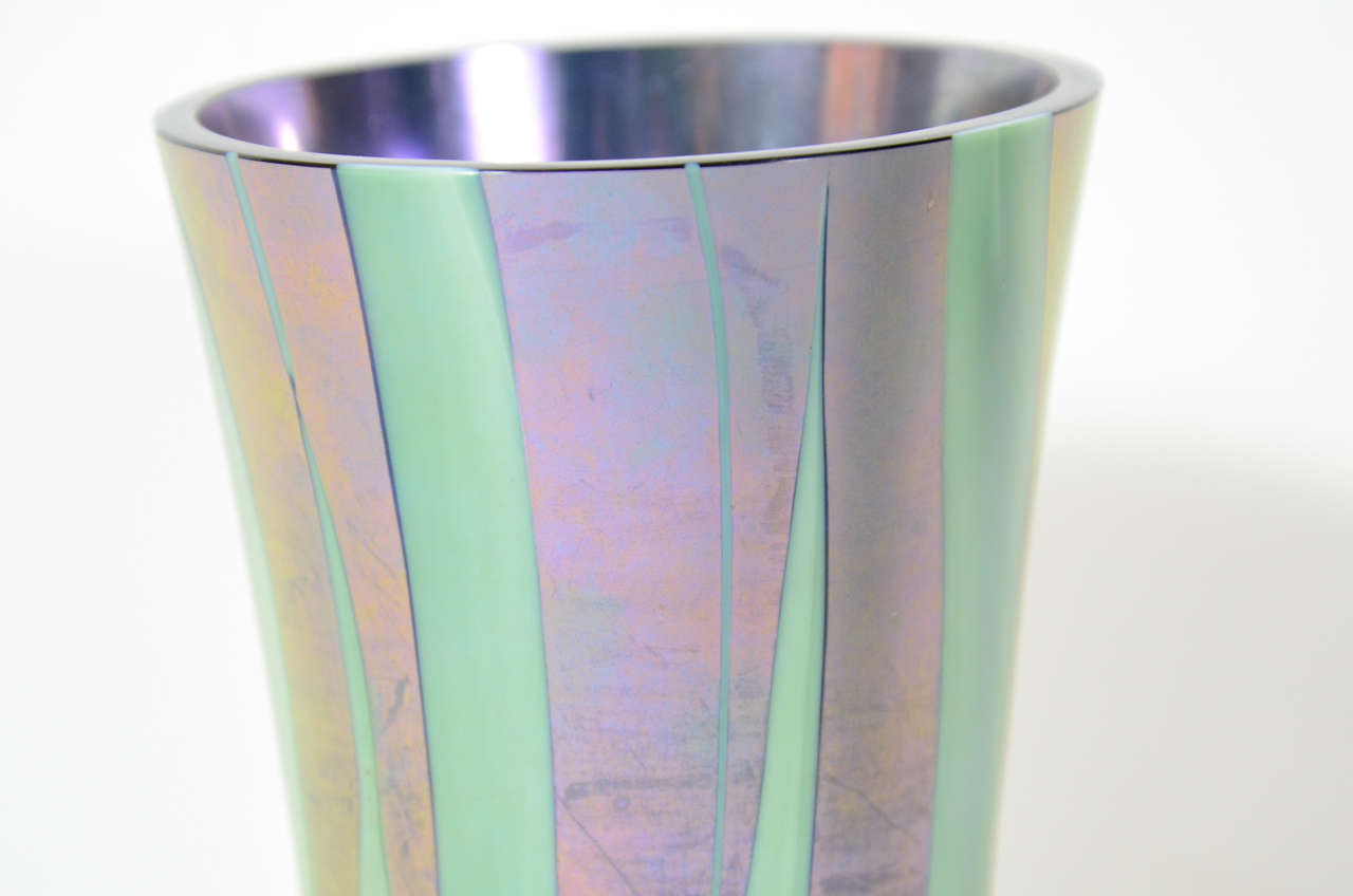 Stunning Art Deco  Glass Vase by Tiffany & Co. In Excellent Condition In New York, NY