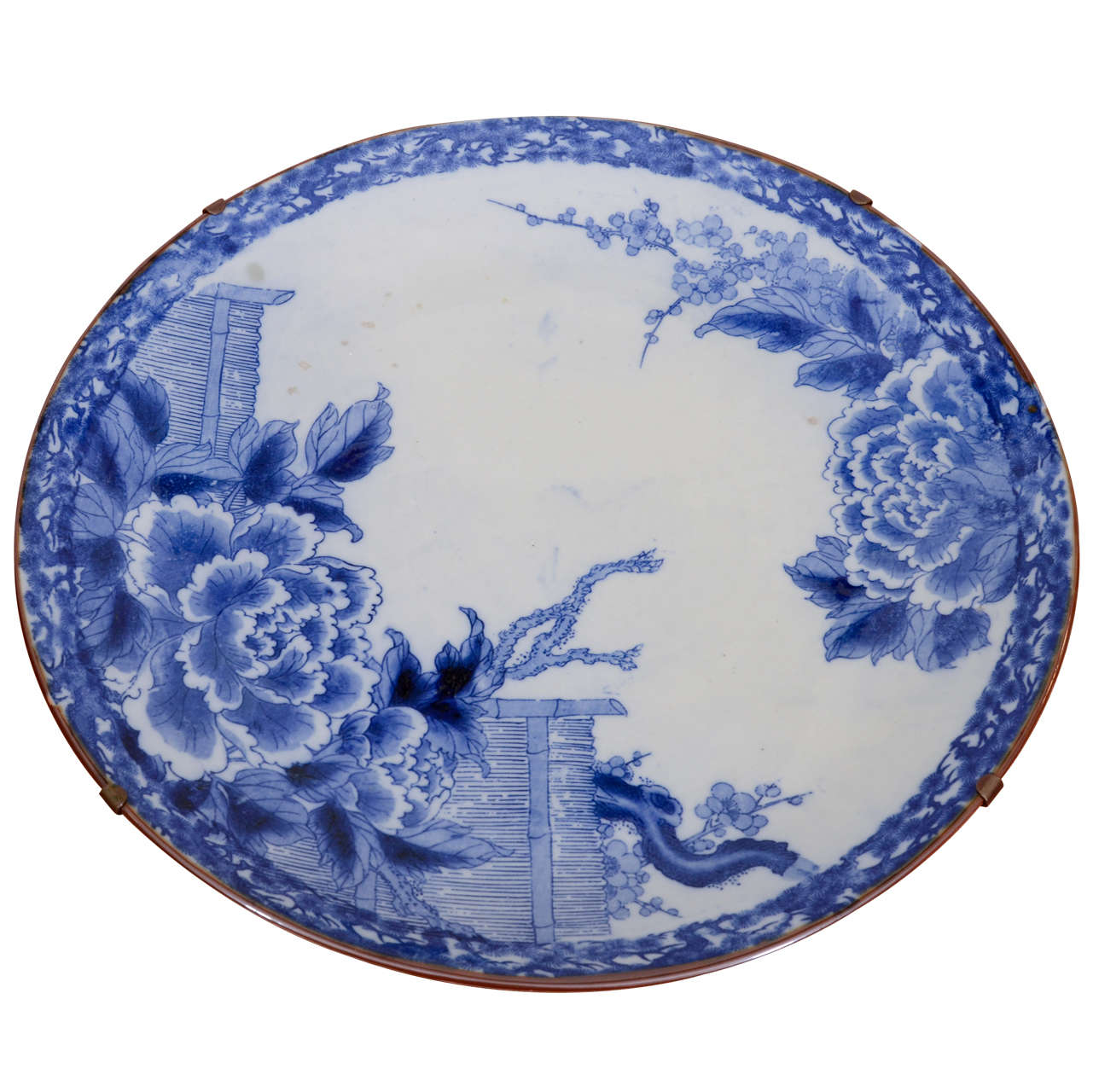 Large Japanese Meiji Igezara Charger