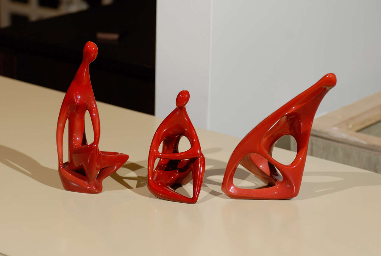 Zsolnay Figures with Red Eosin Glaze For Sale 2