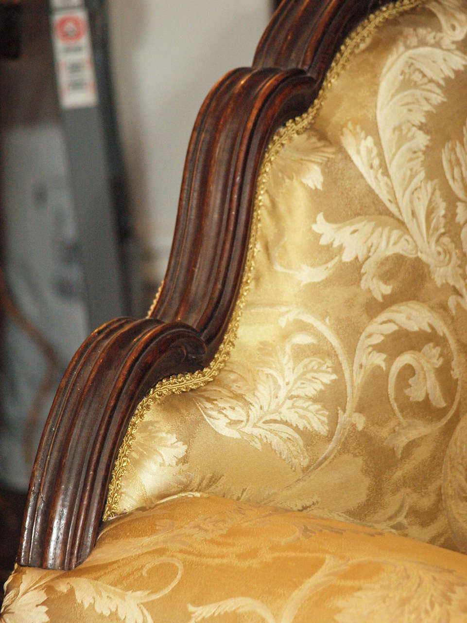 Pair of 18th c. Piedmontese Armchairs For Sale 1
