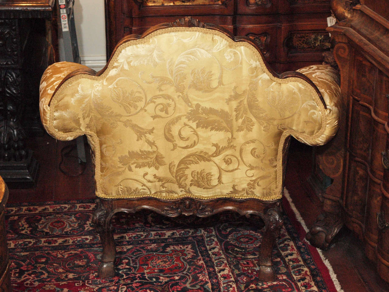 Pair of 18th c. Piedmontese Armchairs For Sale 2
