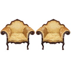 Pair of 18th c. Piedmontese Armchairs