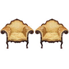 Pair of 18th c. Piedmontese Armchairs 12