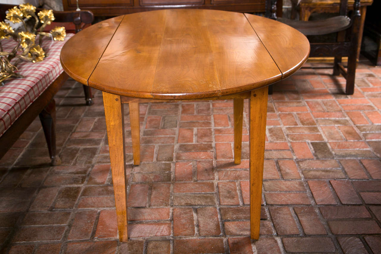 French, Cherry Drop-Leaf Table 5