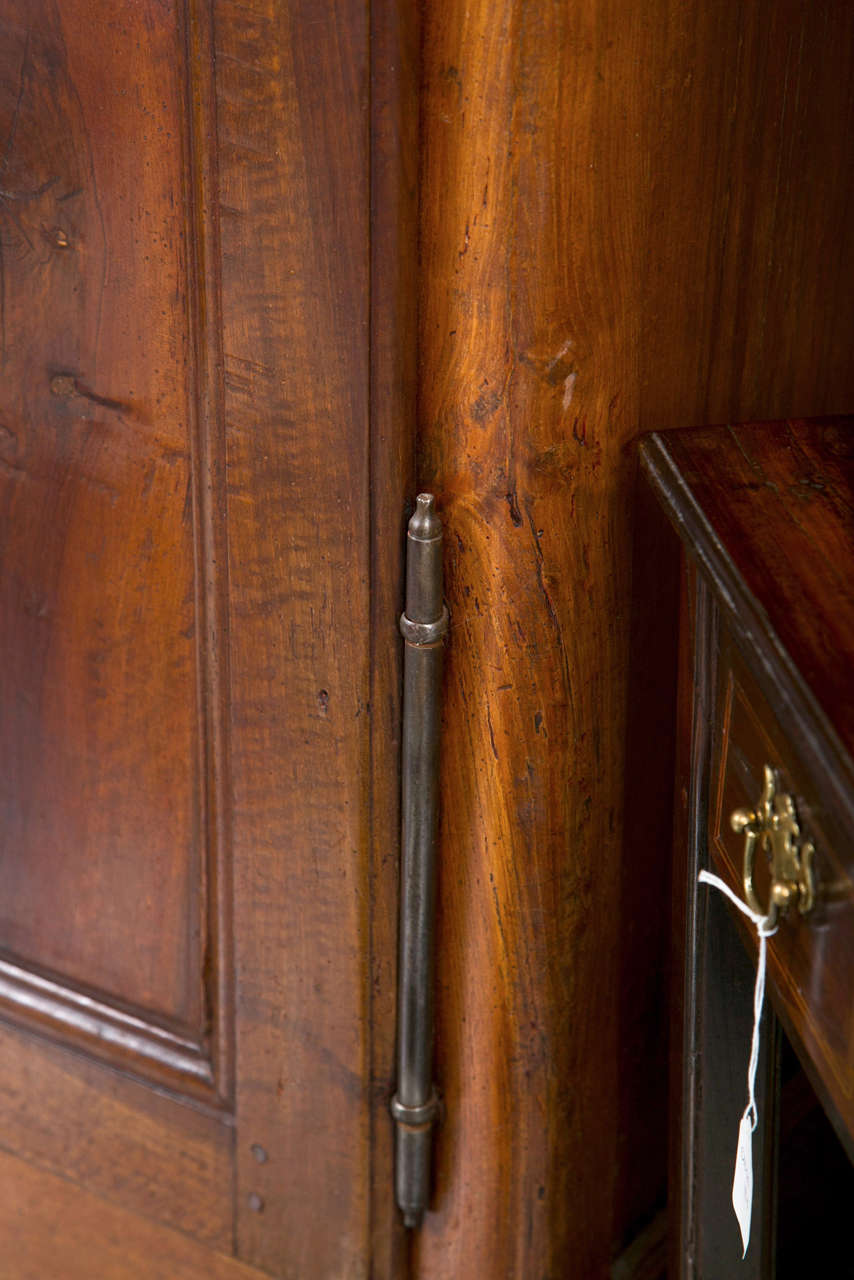 Napoleon III French Walnut Bonnetiere / Armoire