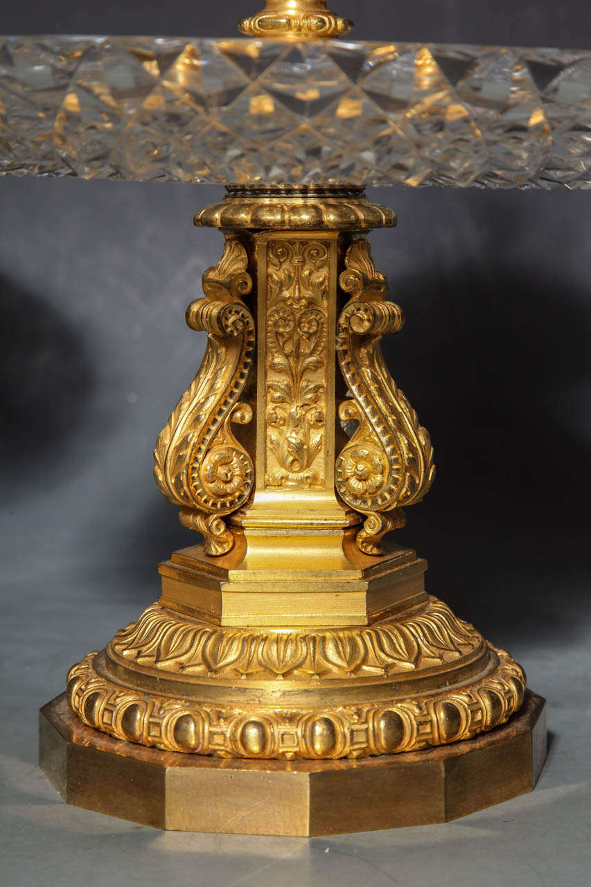 Pair of Antique French Two Tiered Tazzas or Centerpieces by P. Philippe Thomier In Good Condition For Sale In New York, NY