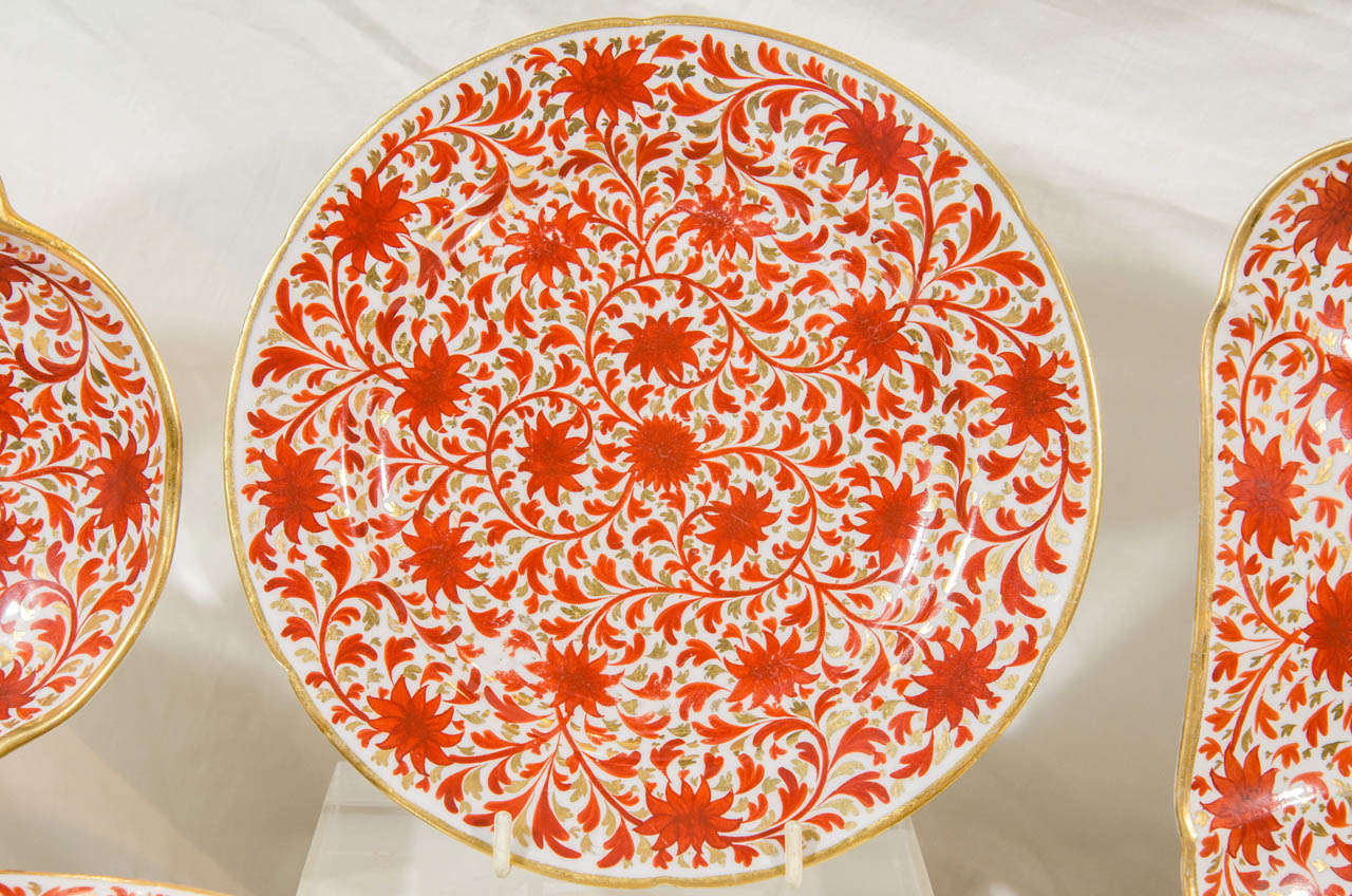 Chinoiserie A Set of Dishes: An Extensive Service Coalport 