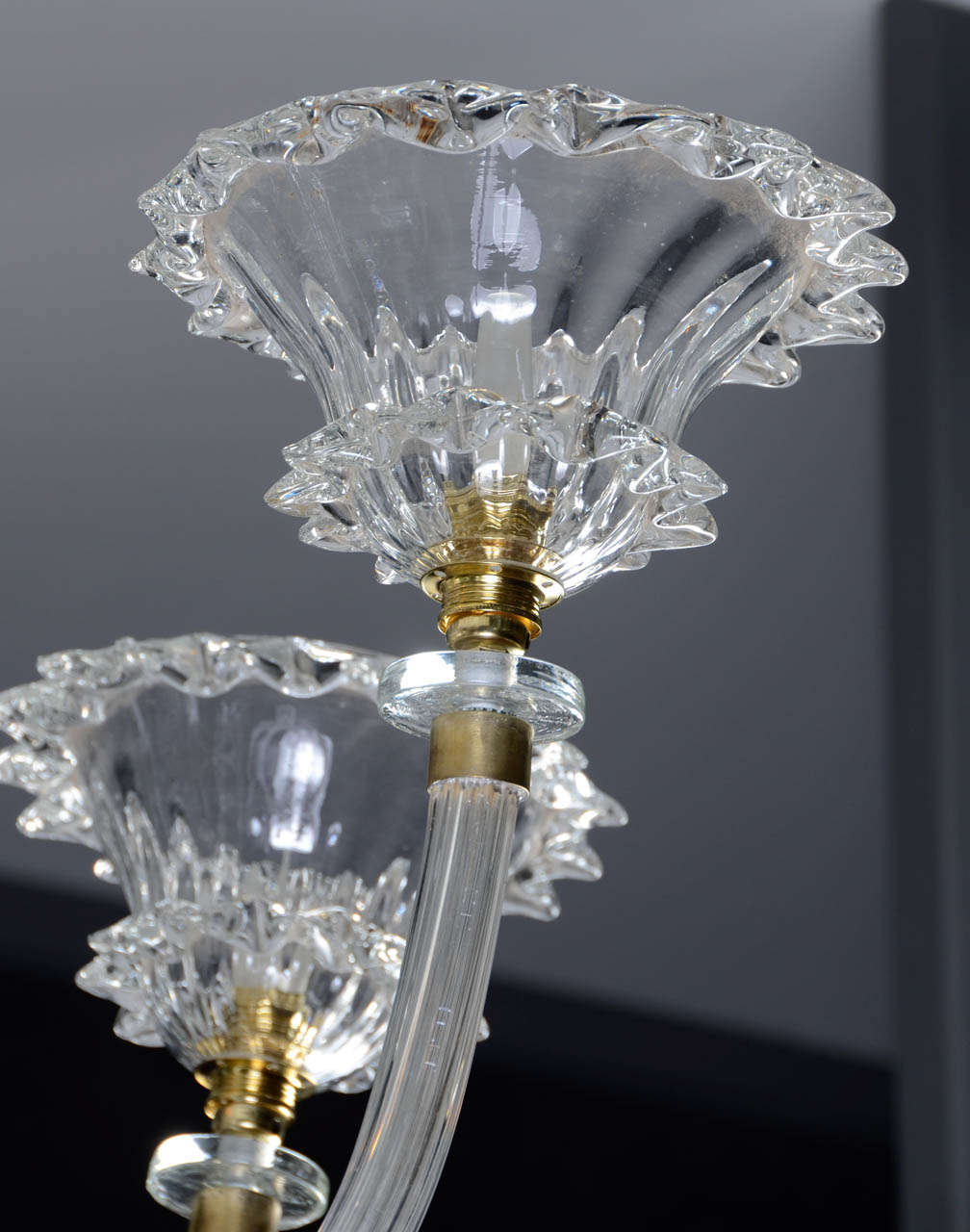 Italian Astonishing Big Murano Glass Chandelier