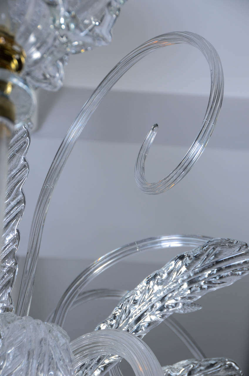 Astonishing Big Murano Glass Chandelier 2