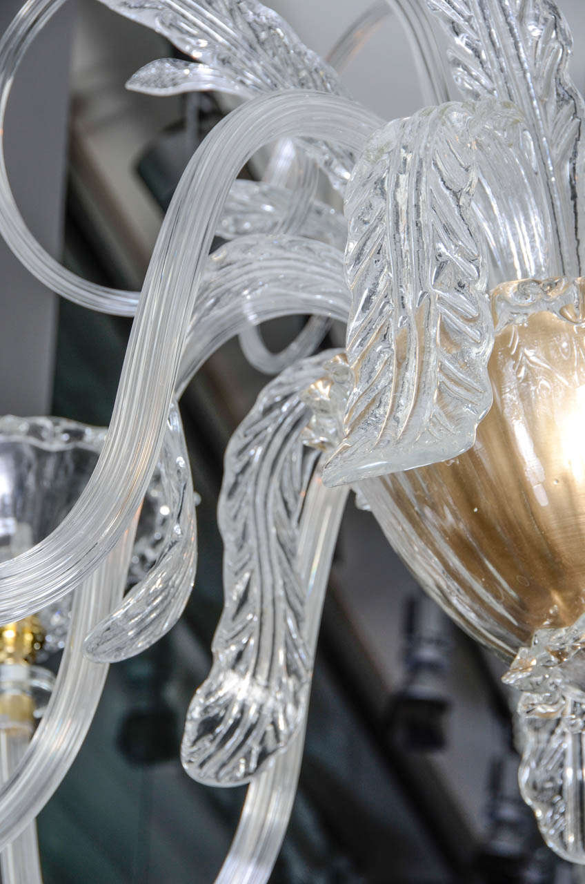 Astonishing Big Murano Glass Chandelier 4