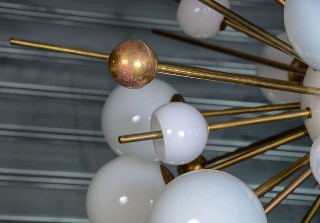 Amazing Pair of Sputnik Chandelier, Made in Italy 1970s 2