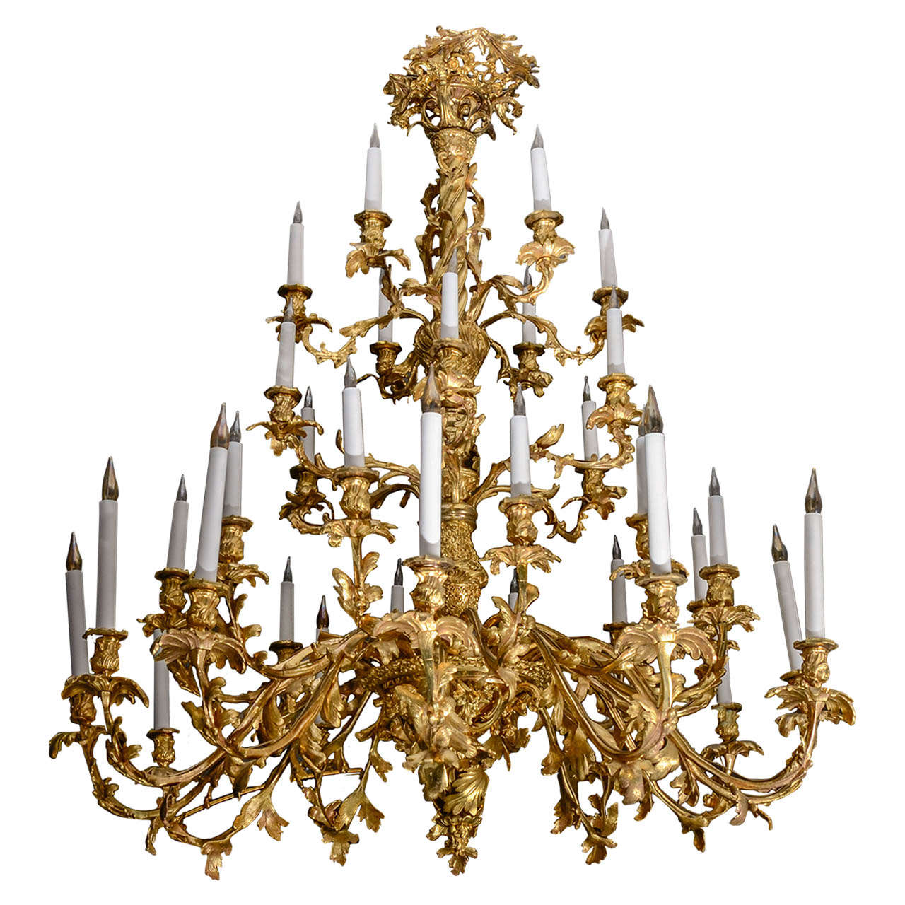 Amazing 19th Century French Bronze Chandelier Of Louis Xv Style At Amazing 19th Century French Bronze Chandelier Of Louis Xv Style For