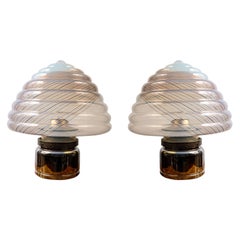Used Impressive Pair of 1980's Lamps by Leucos