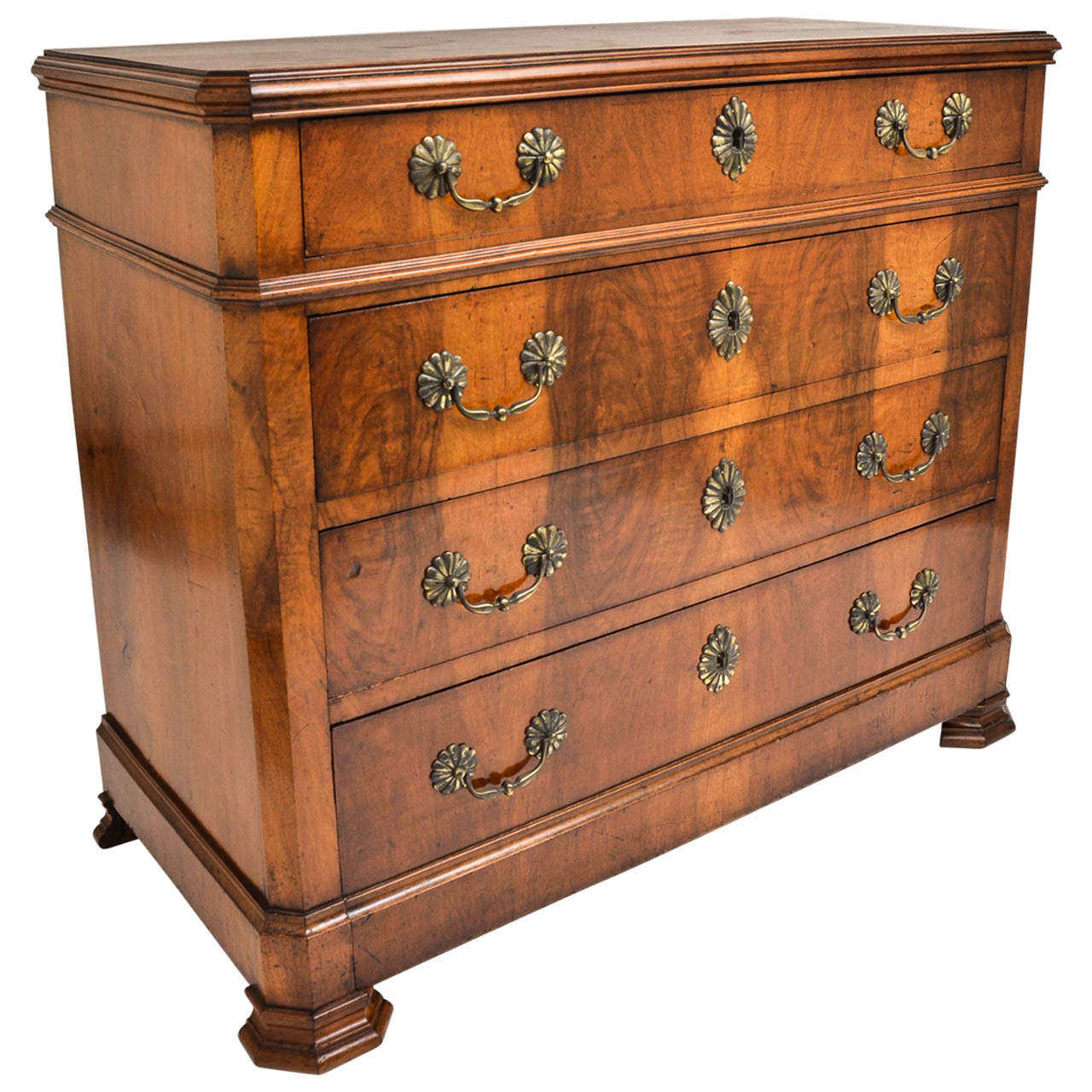Early 19th Century French Walnut Chest of Drawers