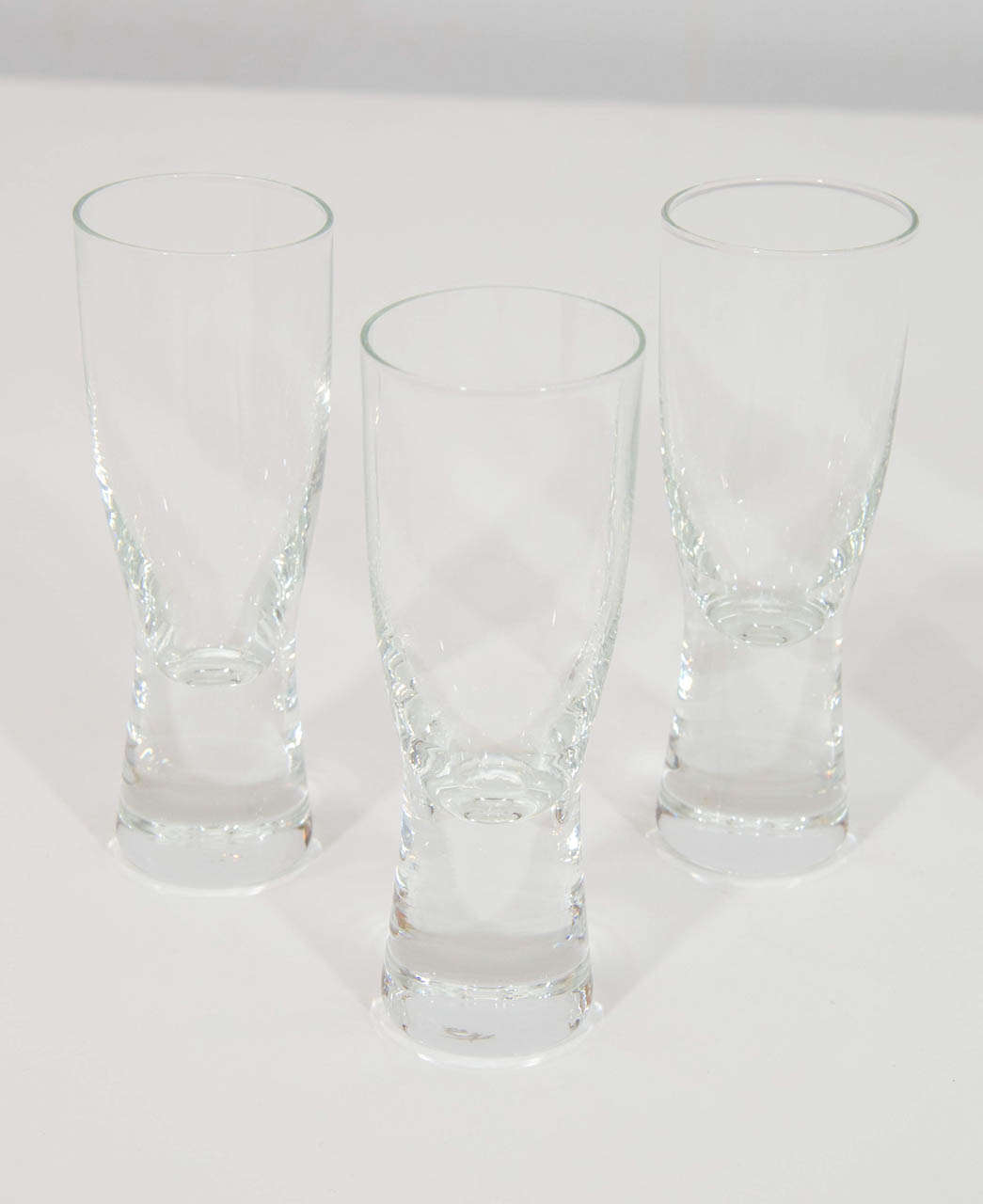 Scandinavian Modern Set of Six Liqueur Glasses by Per Lutken for Holmegaard
