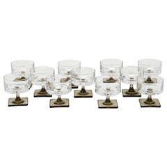 Charming Set of Modernist Cordial or Liqueur Glasses by Rosenthal