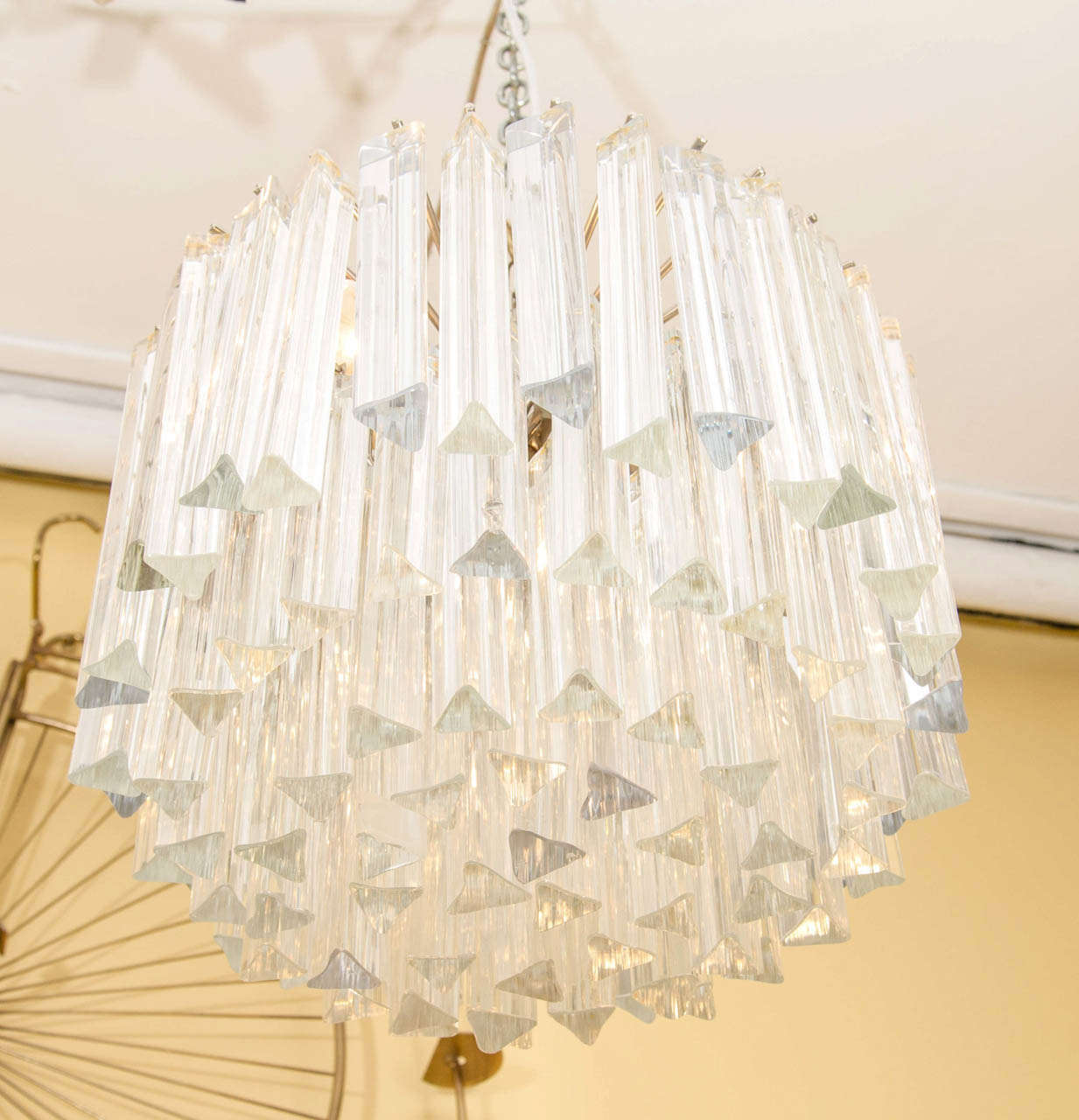 Camer Crystal Chandelier In Good Condition In New York, NY