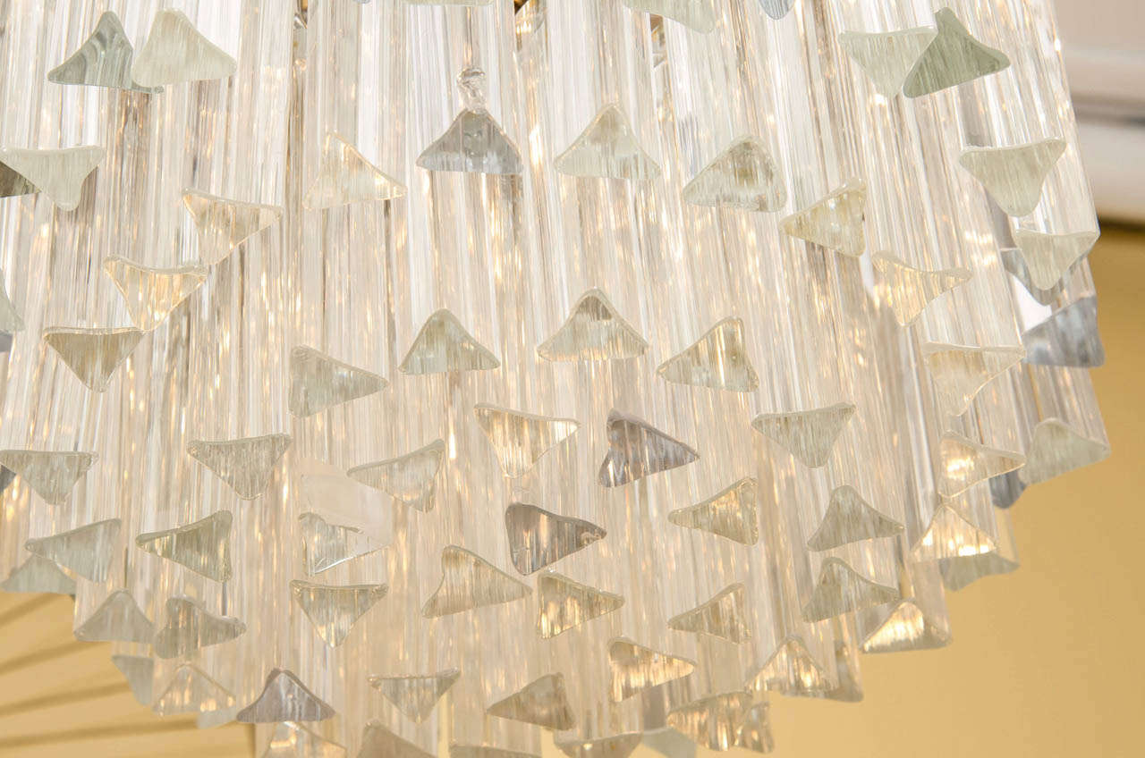 20th Century Camer Crystal Chandelier