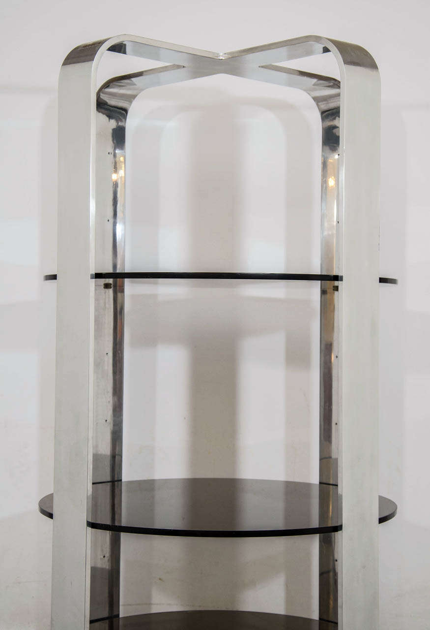 Circular Tower Etagere In Good Condition In New York, NY