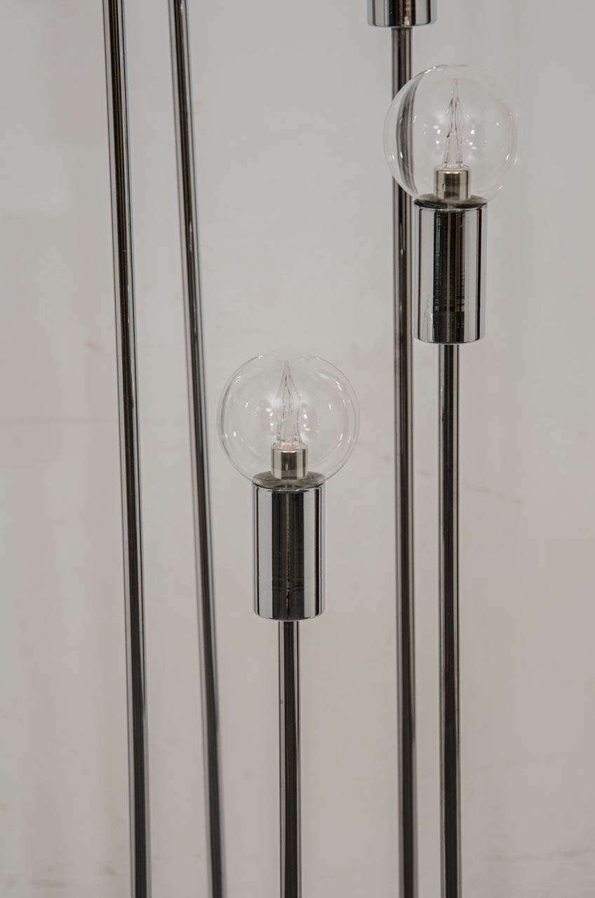 Spiral Floor Lamp Attributed to Robert Sonneman In Good Condition For Sale In New York, NY