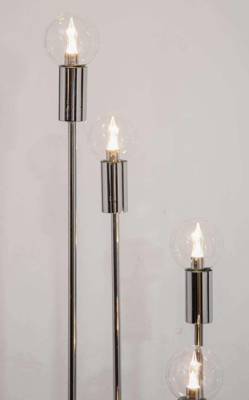 20th Century Spiral Floor Lamp Attributed to Robert Sonneman For Sale