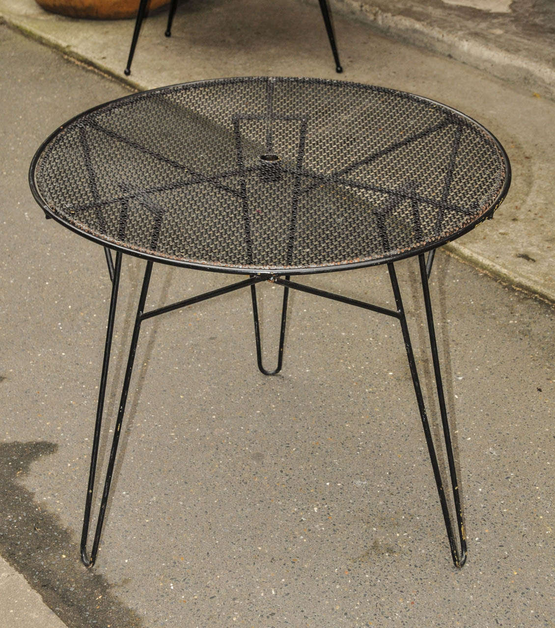 Metal 1950's Garden Table For Sale