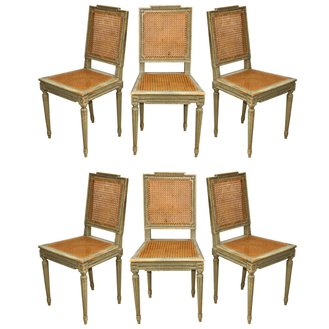 Set of Eight 1960's Chairs For Sale