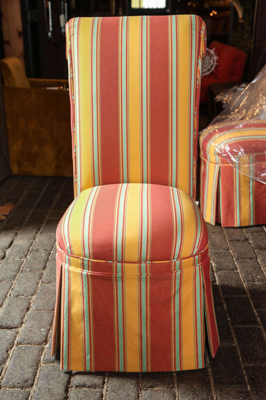 Français Paire de chaises françaises à haut dossier Napoléon III en vente