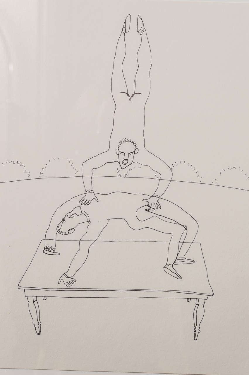 Alexander Calder (1898-1976) Framed Circus Drawings 4