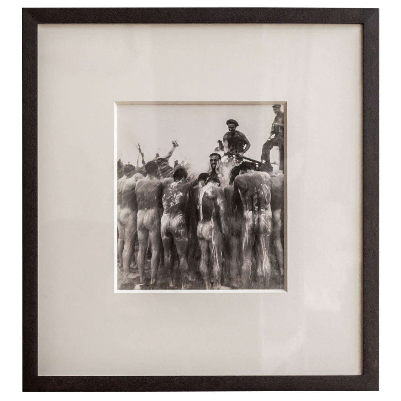 WWII Framed Photograph of US Marines For Sale