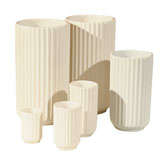 Lyngby Porcelain - Set of Six Vases
