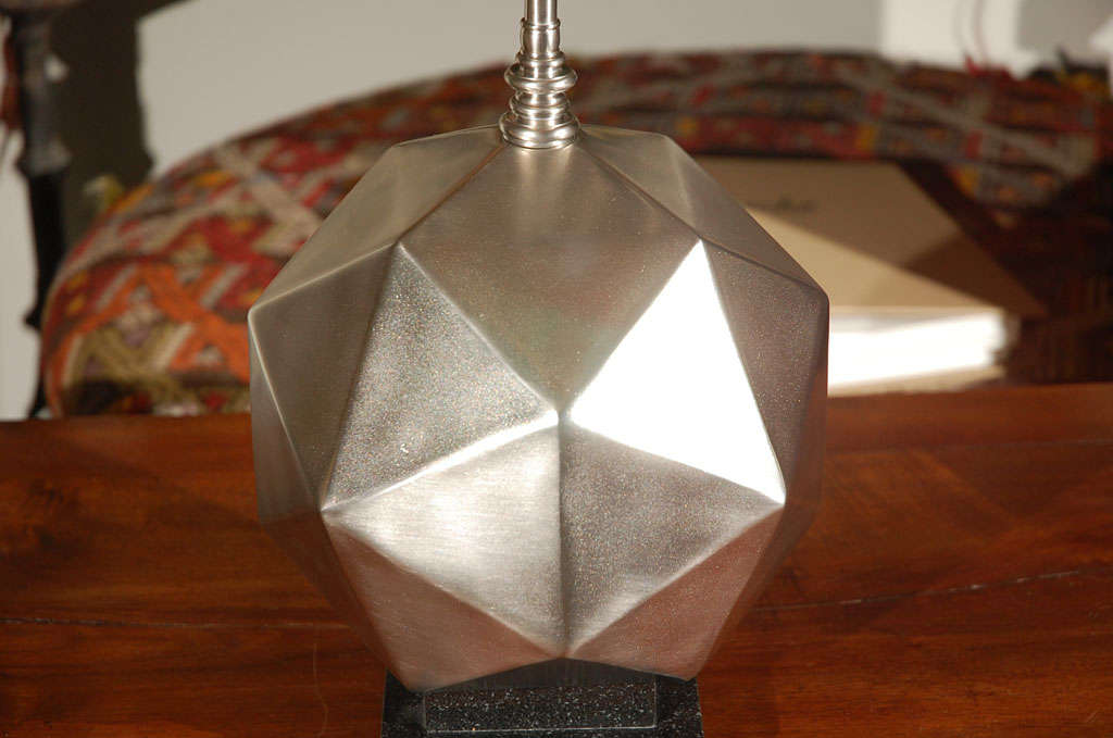 20th Century Geometric Sphere Lamp For Sale