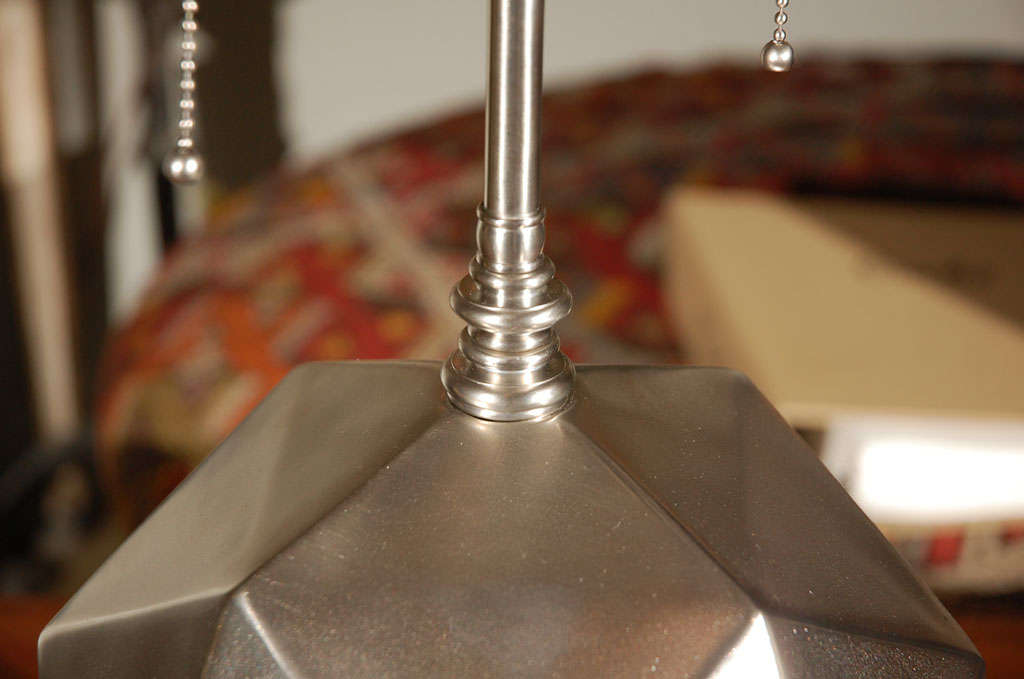 20th Century Geometric Sphere Lamp For Sale