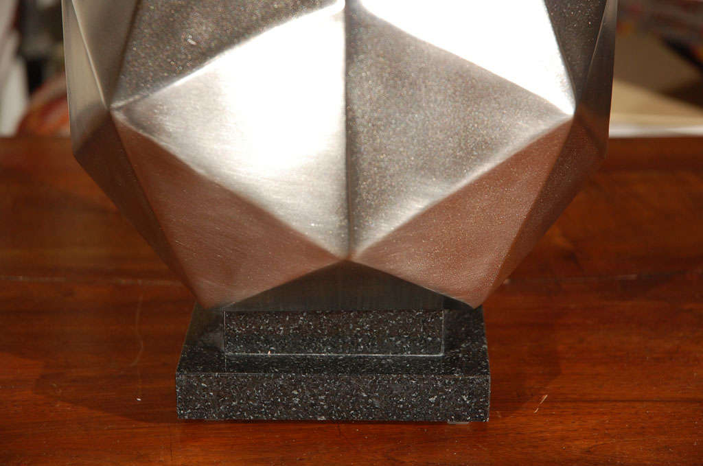 Metal Geometric Sphere Lamp For Sale
