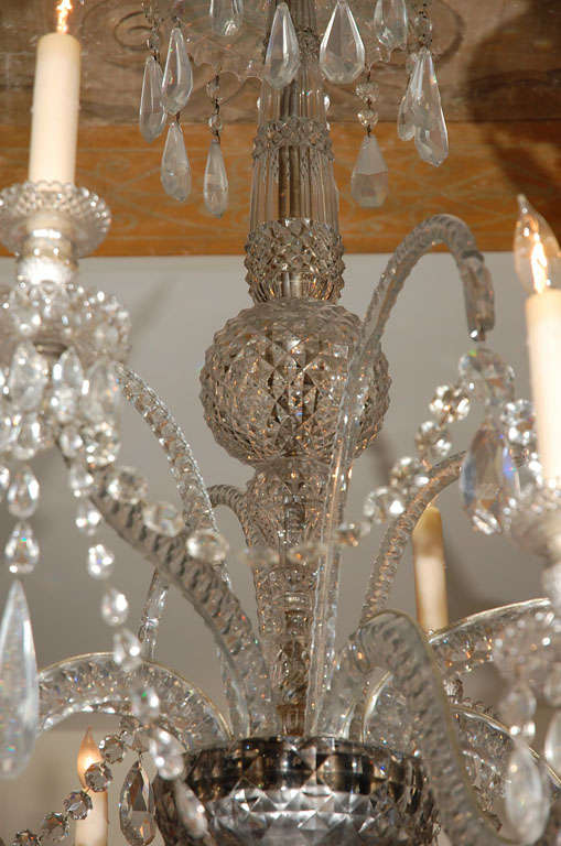 Early 19th Century Crystal Chandelier 4