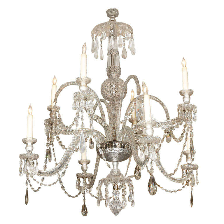 Early 19th Century Crystal Chandelier