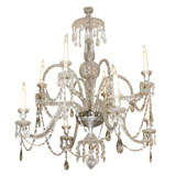 Used Early 19th Century Crystal Chandelier