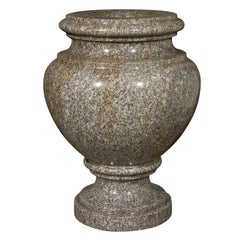Used English Granite Urn, circa 1830