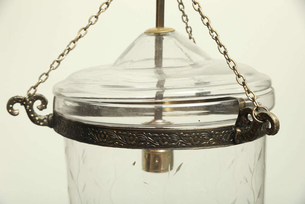 Contemporary Glass Lantern For Sale