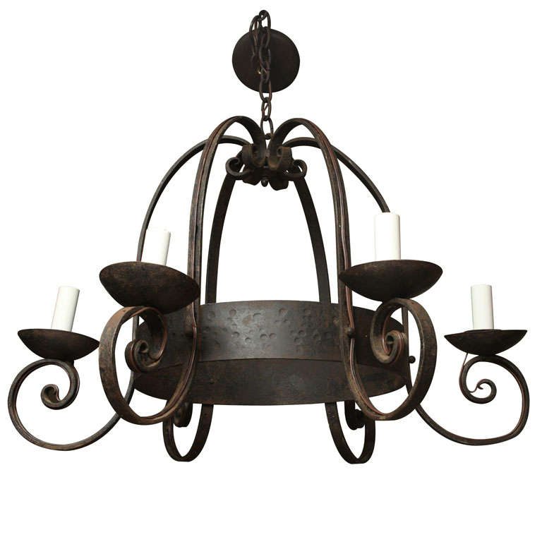 Two Pairs of Napoleon III Cast Iron Lamps For Sale at 1stDibs