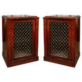 Pair of Regency Rosewood Cabinets